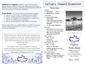 Calvary Evanston March-2021-bulletin