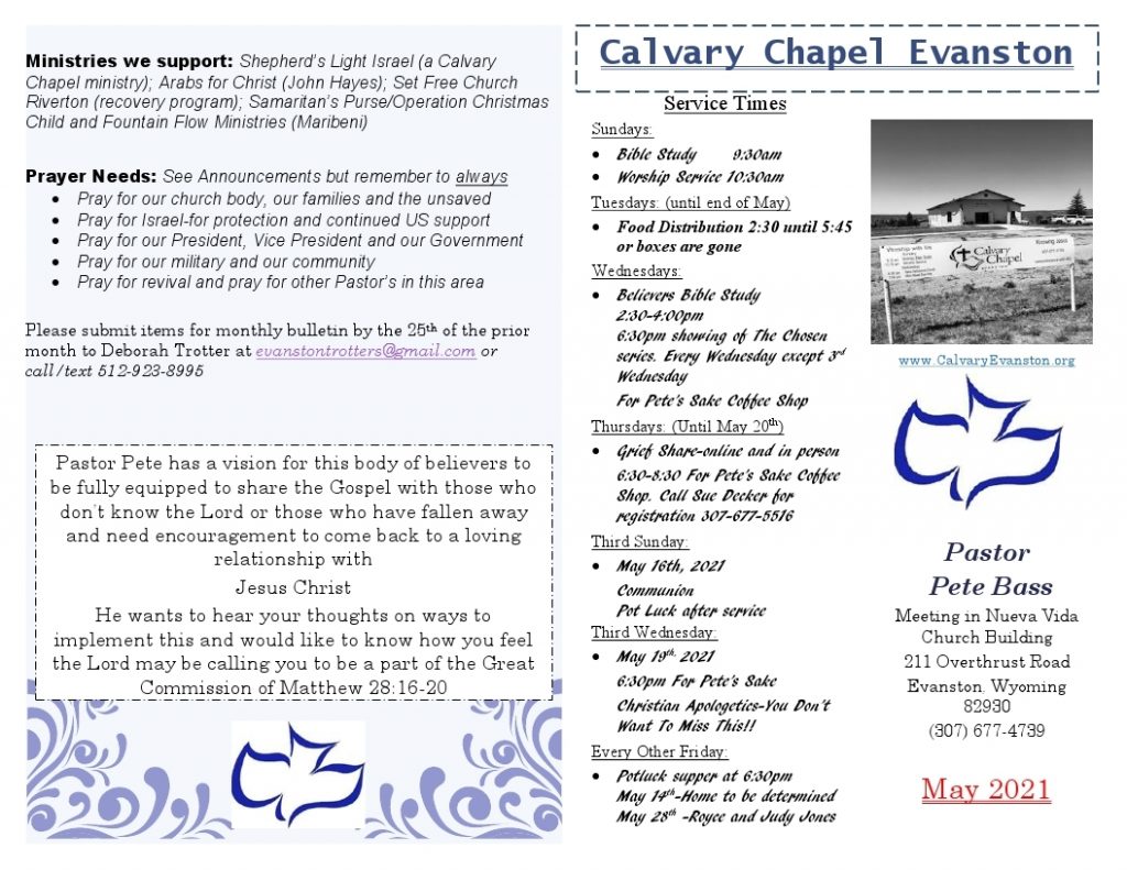Calvary Evanston Wyoming May-2021-bulletin