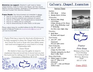 Calvary Evanston June-2021-bulletin