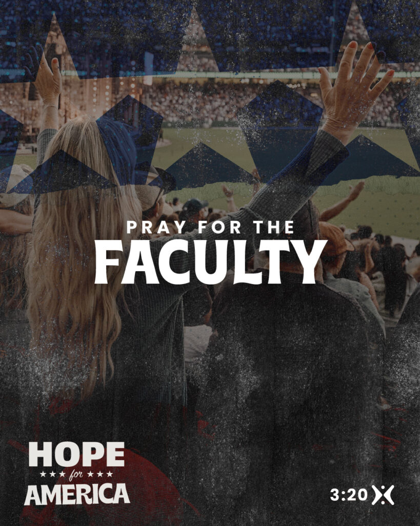 Pray for the Faculty